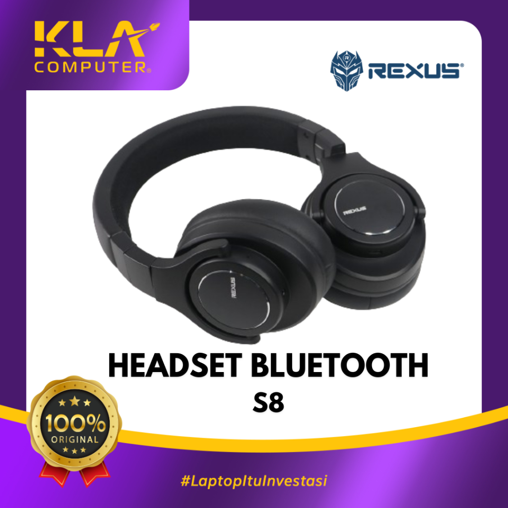 Jual Rexus S8 Headset Bluetooth Dual Conection | Shopee Indonesia