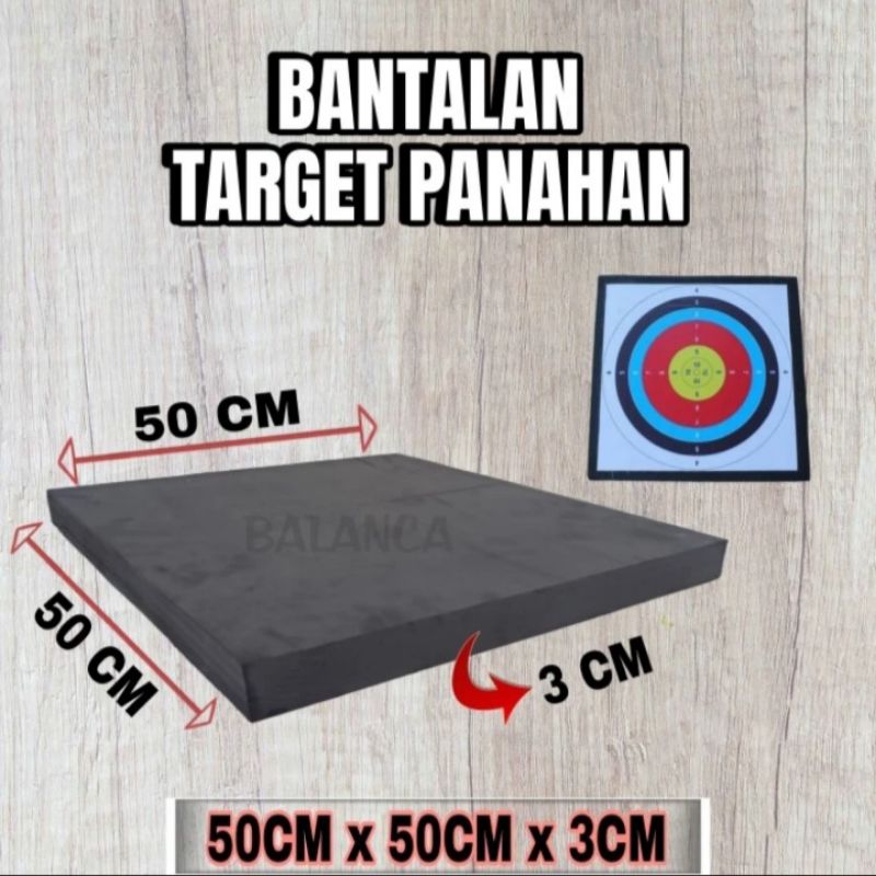 Jual Bantalan Target Panahan Busa Ati Eva Foam 50CM x 50CM x 3CM ...