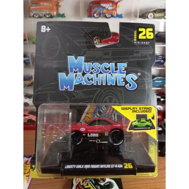 Jual Muscle Machines Liberty Walk 1999 Nissan Skyline GTR R34 Merah Shopee Indonesia