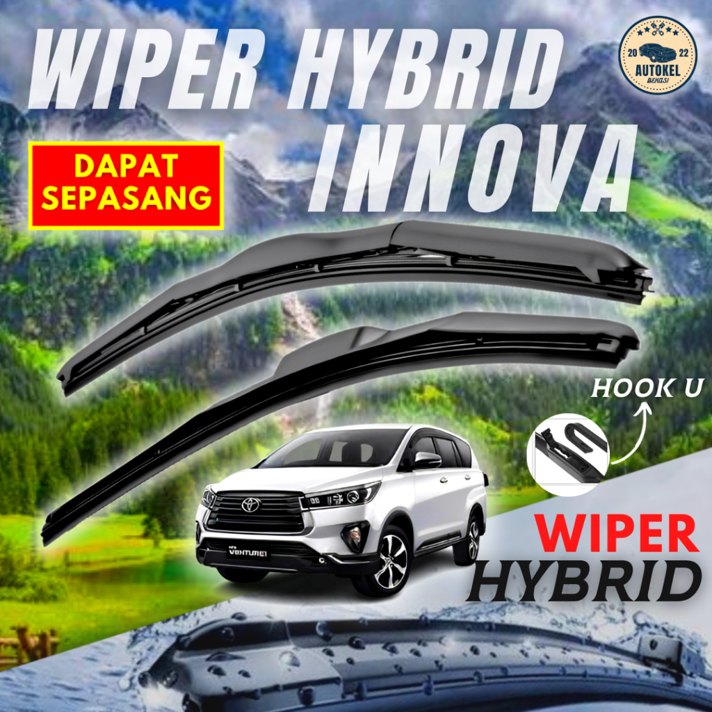 Jual 1 Set Wiper Mobil Hybrid Blade Innova | Shopee Indonesia