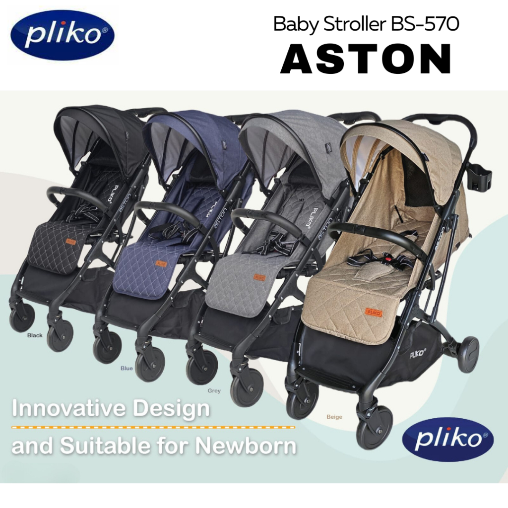 Jual Stroller Kereta Dorong Bayi Pliko Aston BS 570 Lipat Kecil