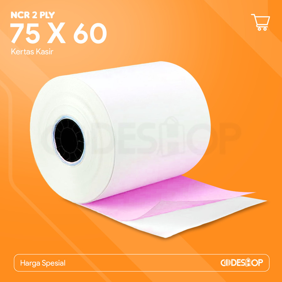 Jual Kertas Kasir Ncr X Ply Slop Roll Struk Dot Matrix X