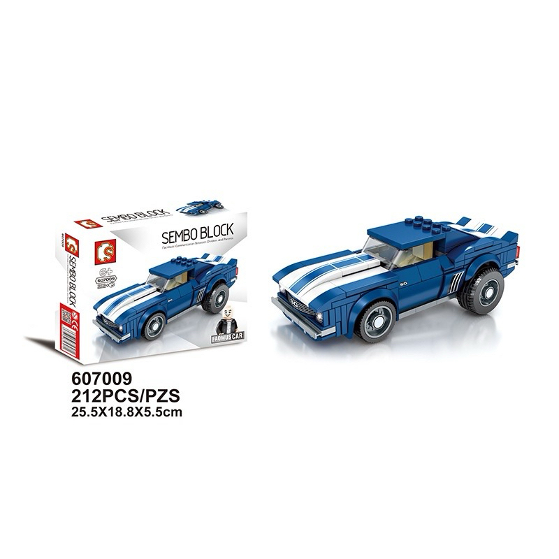 Jual Sembo Building Block Famous Car Collection (607009-607012 ...