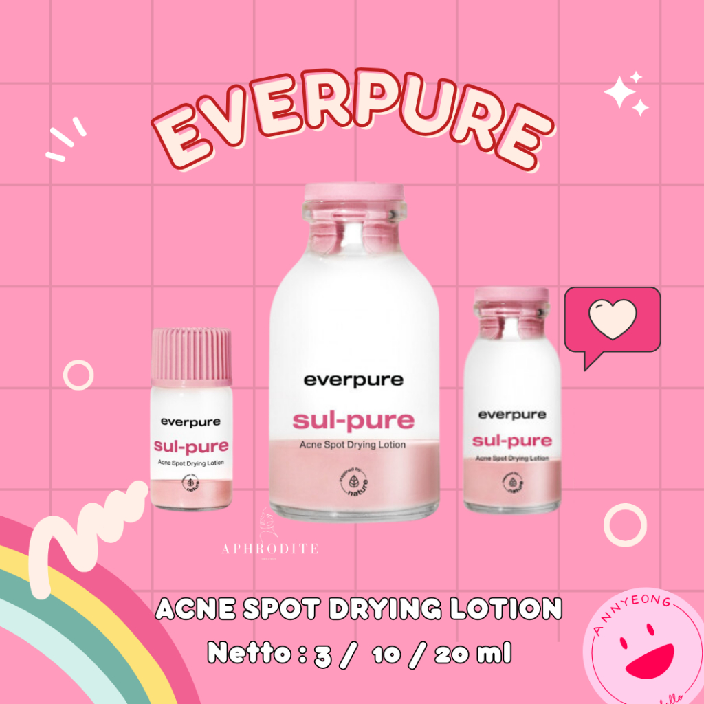Jual EVERPURE ACNE SPOT DRYING LOTION - OBAT TOTOL JERAWAT DALAM 1 HARI ...