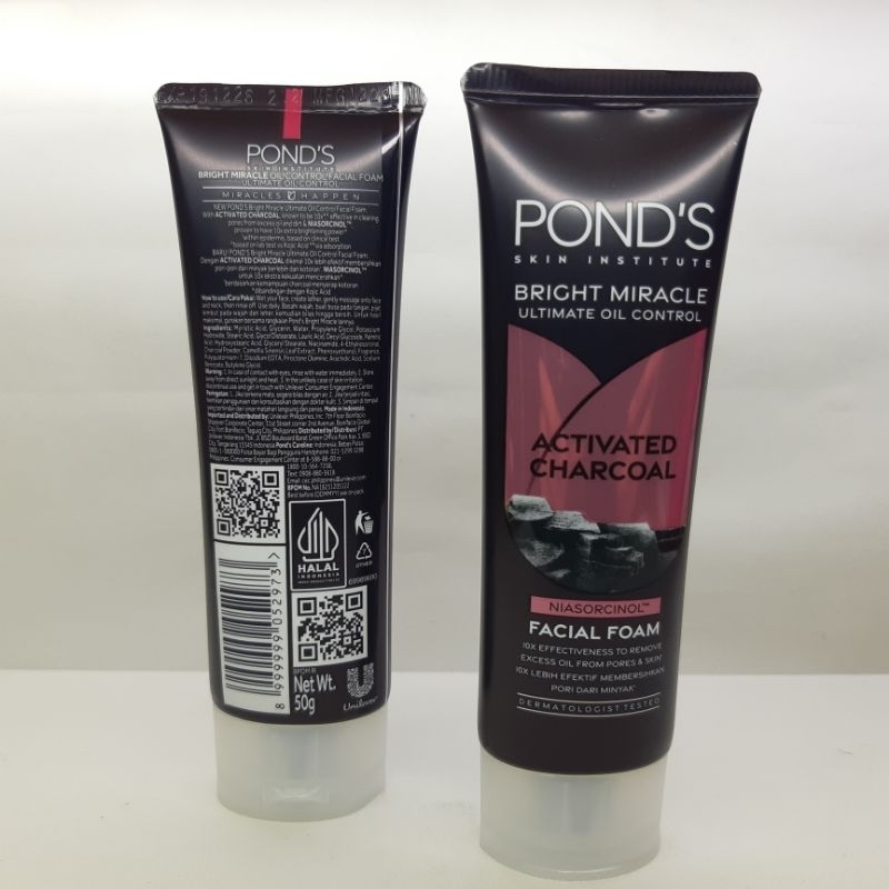 Jual Pond's Facial Foam Bright Miracle Ultimate Oil Control Activated ...