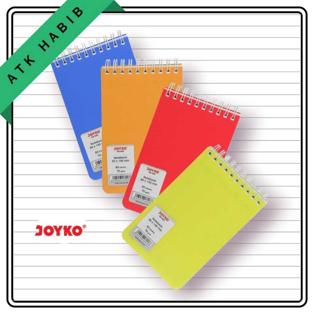 Jual Ruled Notebook Diary Agenda Buku Catatan Bergaris Joyko NB-666 60 ...