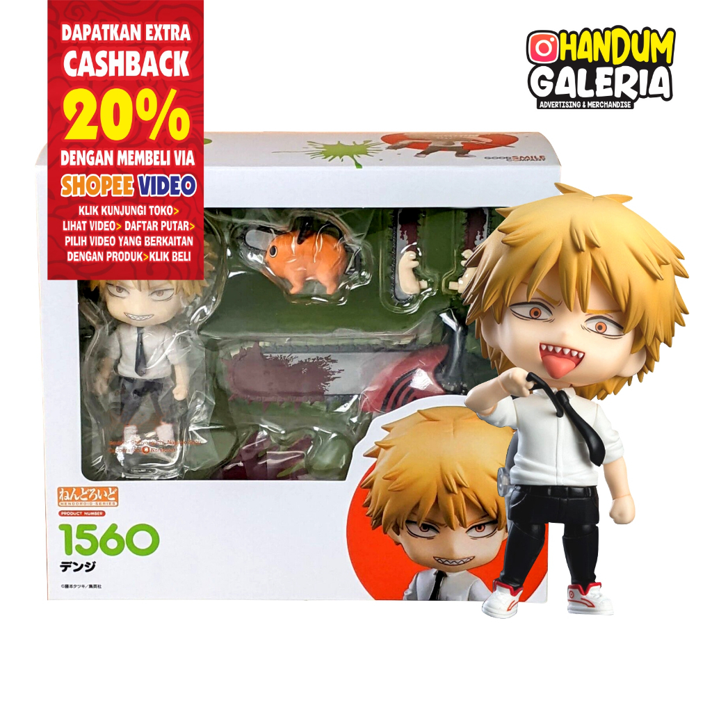 Jual Nendoroid Denji Chainsaw Man Nendo 1560 Anime Chainsaw Man Nendoroid Chainsaw Man Figure