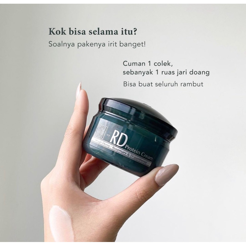 Jual SHRD Protein Cream 5 ml, 10 ml, 50 ml, 80 ml, 150 ml | Shampoo ...