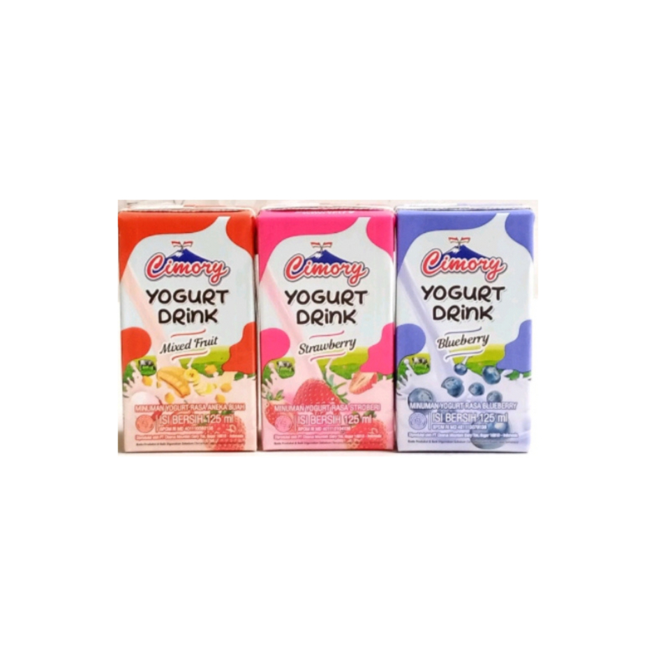 Jual Ecer Cimory Yogurt Drink 125 Ml Yoghurt Kemasan Kotak Rasa Buah