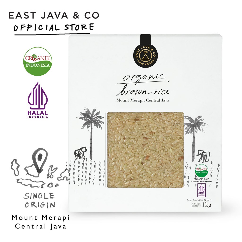 Jual East Java & Co Organic Brown Rice - 1kg (Beras Coklat Organik ...