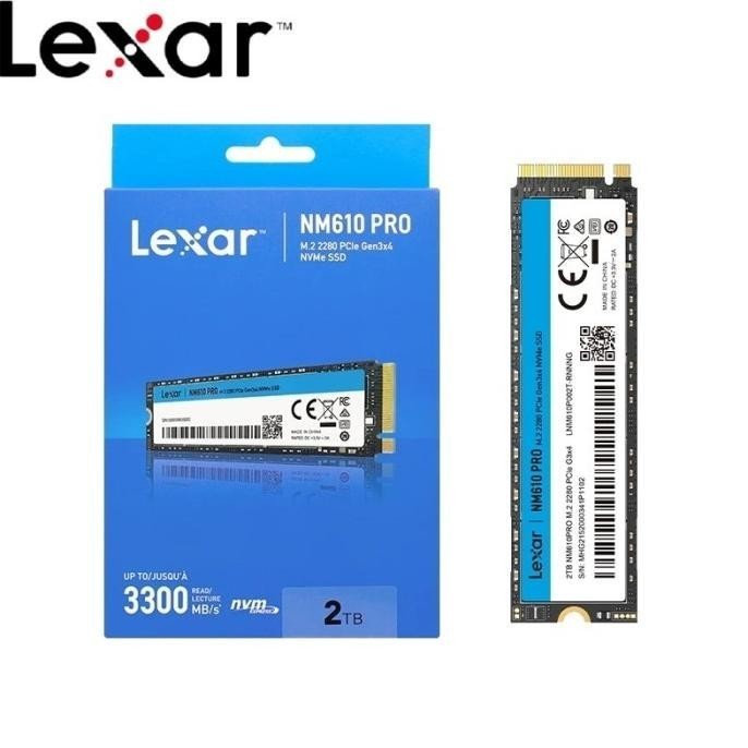Jual Lexar SSD NM610 Pro 1TB / 2TB M.2 NVMe PCIe Gen 3x4 | Shopee