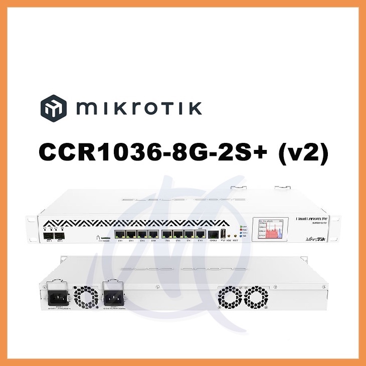 Jual Mikrotik CCR 1036 8G 2S+ v2 CCR1036-8G-2S+ v2 | Shopee Indonesia