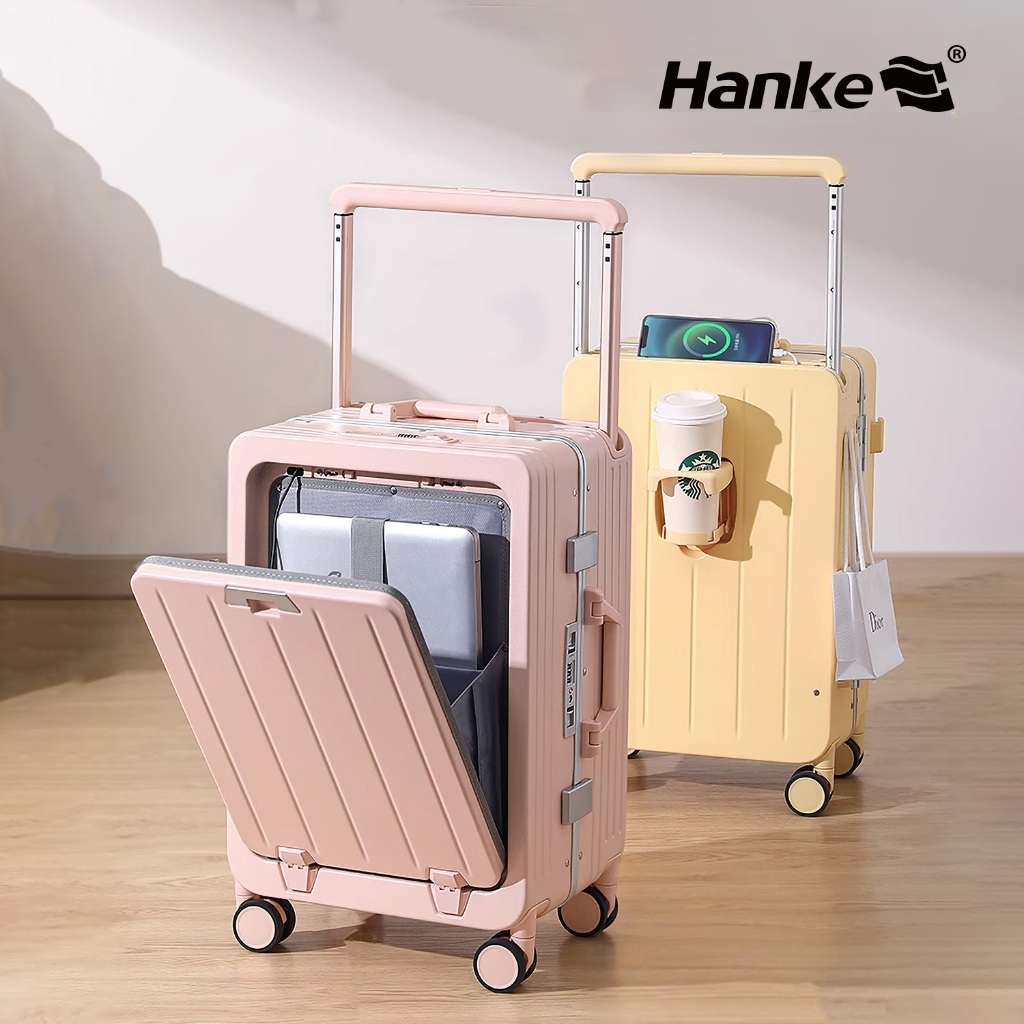 Jual Koper Laptop HANKE HK062 TSA LOCK Bahan Polycarbonate | Shopee ...