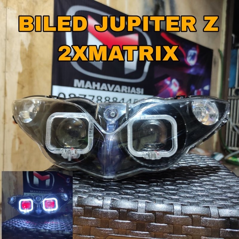 Jual Biled Jupiter Z Burhan 2X Matrix Fullset Mika reflektor | Shopee ...