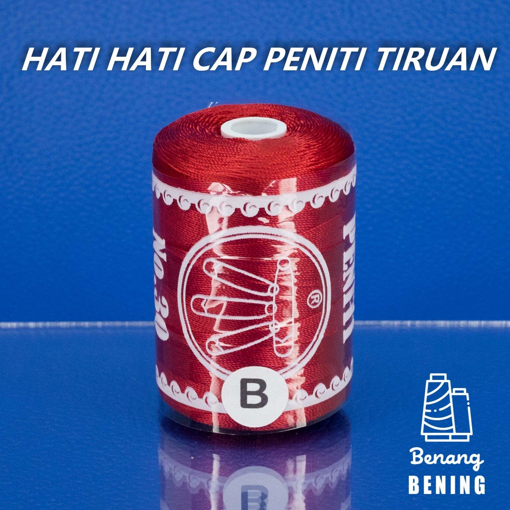 Jual BENANG NYLON NO.30 / D30 CAP PENITI - WARNA B (MERAH) | Shopee