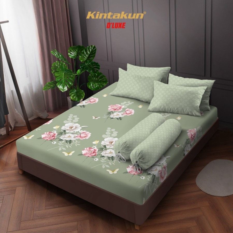 Jual Promo Lebaran Kintakun Deluxe Sprei Fitted Queen X