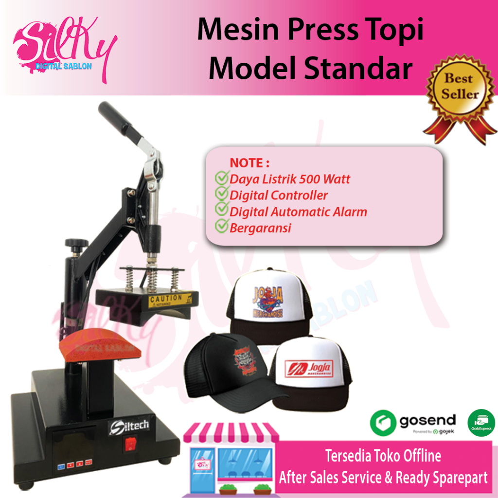 Jual Mesin Press Topi Standard | Mesin Press Khusus Topi Model Standar ...