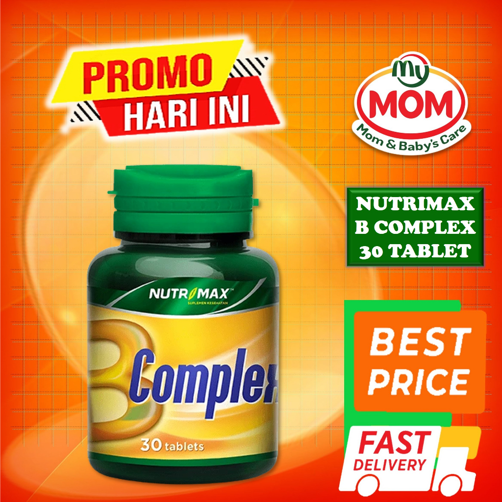 Jual Nutrimax Vitamin B Complex Isi Tablet B Komplek Vitamin