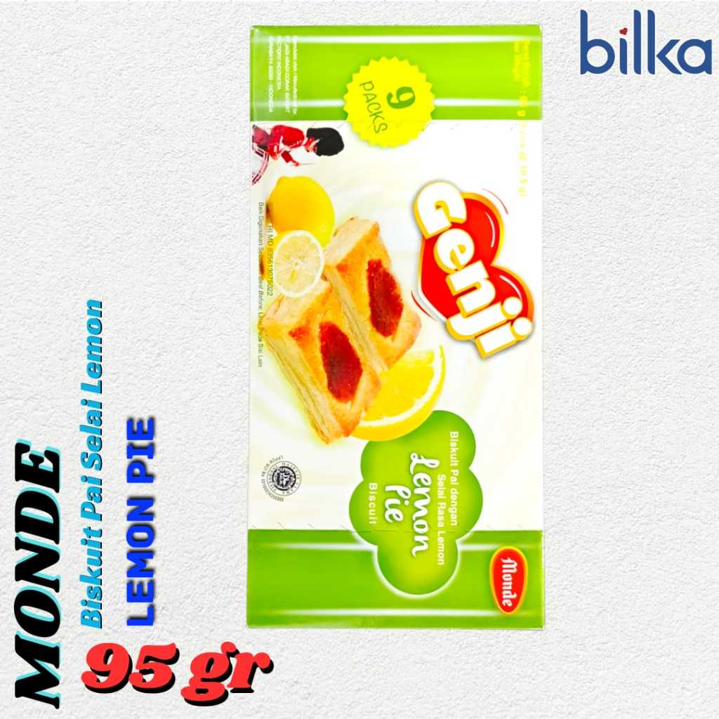 Jual MONDE Genji Lemon Pie Box 95gr | Shopee Indonesia