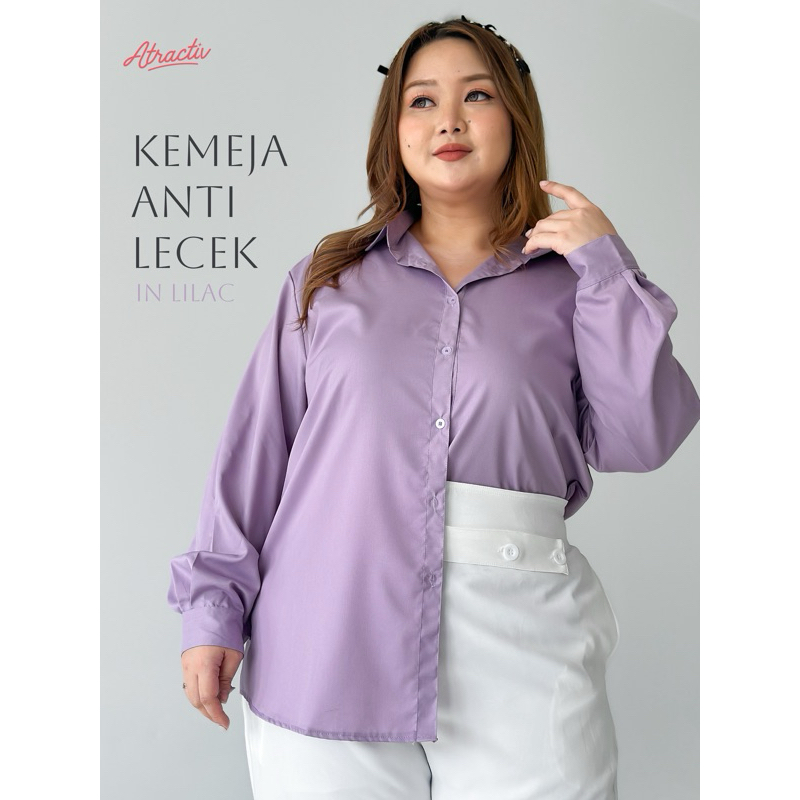 Jual Atractiv Kemeja Jumbo Wanita Ld Ld Ld Ld Ld Ld Kemeja Kerja Jumbo Kemeja