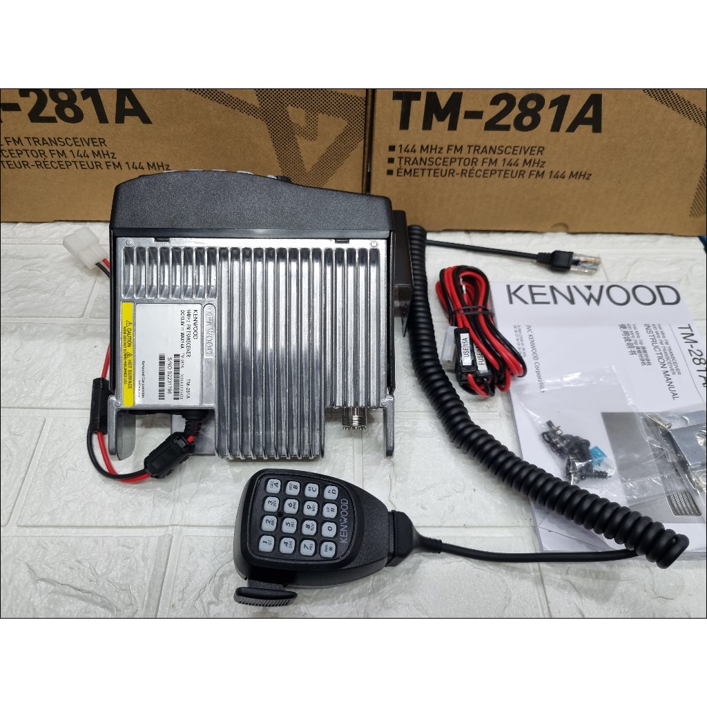 Jual KENWOOD TM-281 TM 281A 65 WATT VHF RADIO RIG MOBIL KENWOOD TM 281 ...