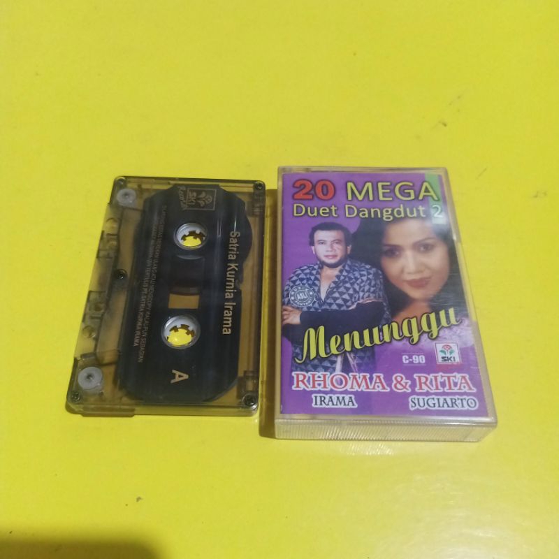 Jual Kaset Rhoma Irama And Rita Sugiarto 20 Mega Duet Dangdut Shopee