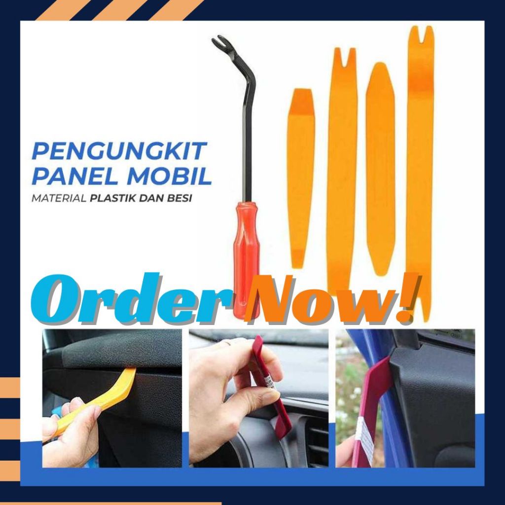 Jual Tool Kit Panel Mobil Set Alat Reparasi Pencungkil Pengukit Pembuka ...