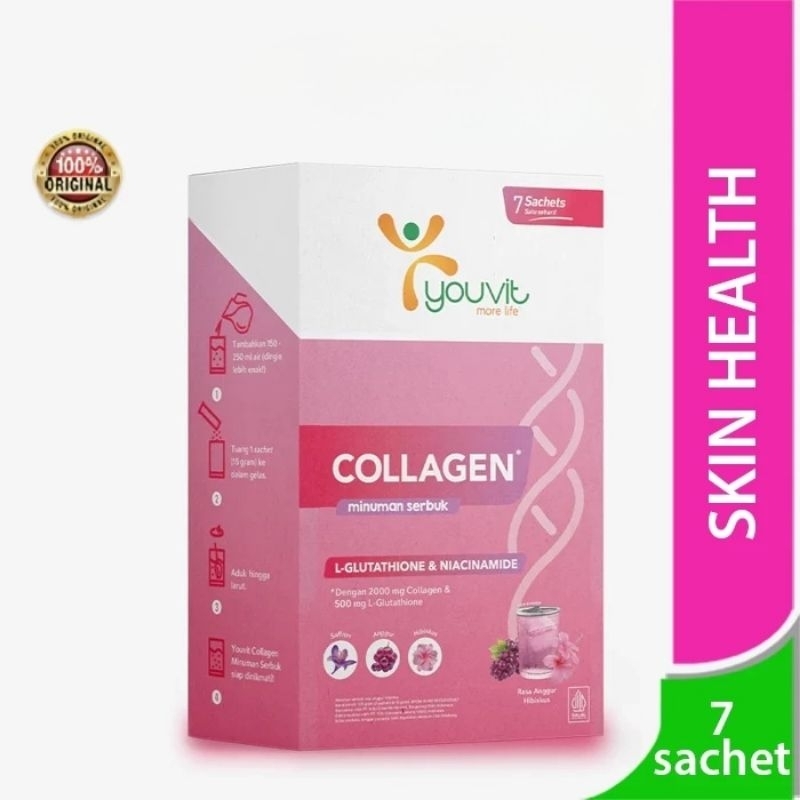 Jual YOUFIT COLLAGEN MINUMAN SERBUK MINUMAN KECANTIKAN ISI 7'S