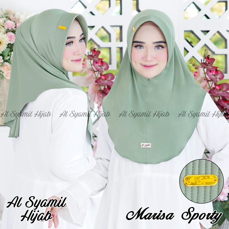 Jual Hijab Hamidah/Hijab sporty/Hijab Olahraga/Hijab Bergo/Hijab Oval ...