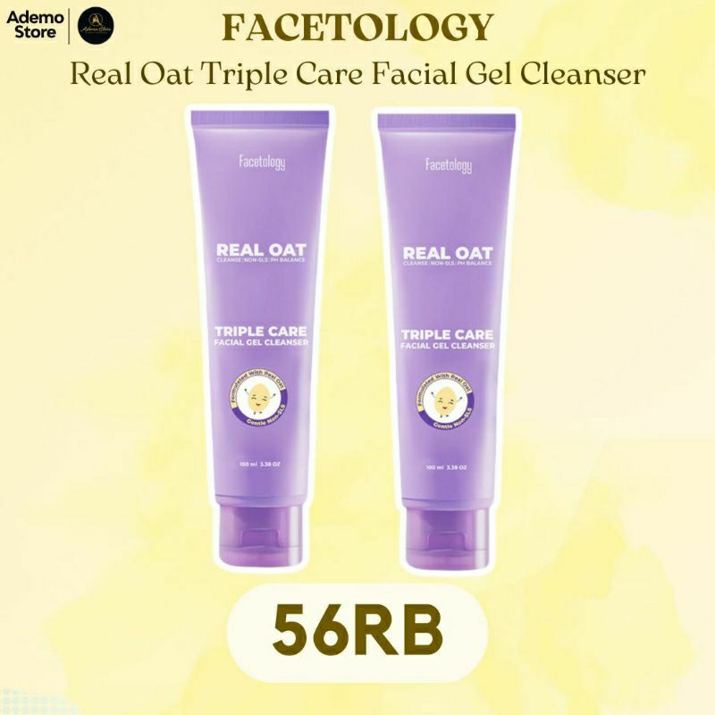 Jual Facetology Triple Care Facial Gel Cleanser 100ml | Shopee Indonesia