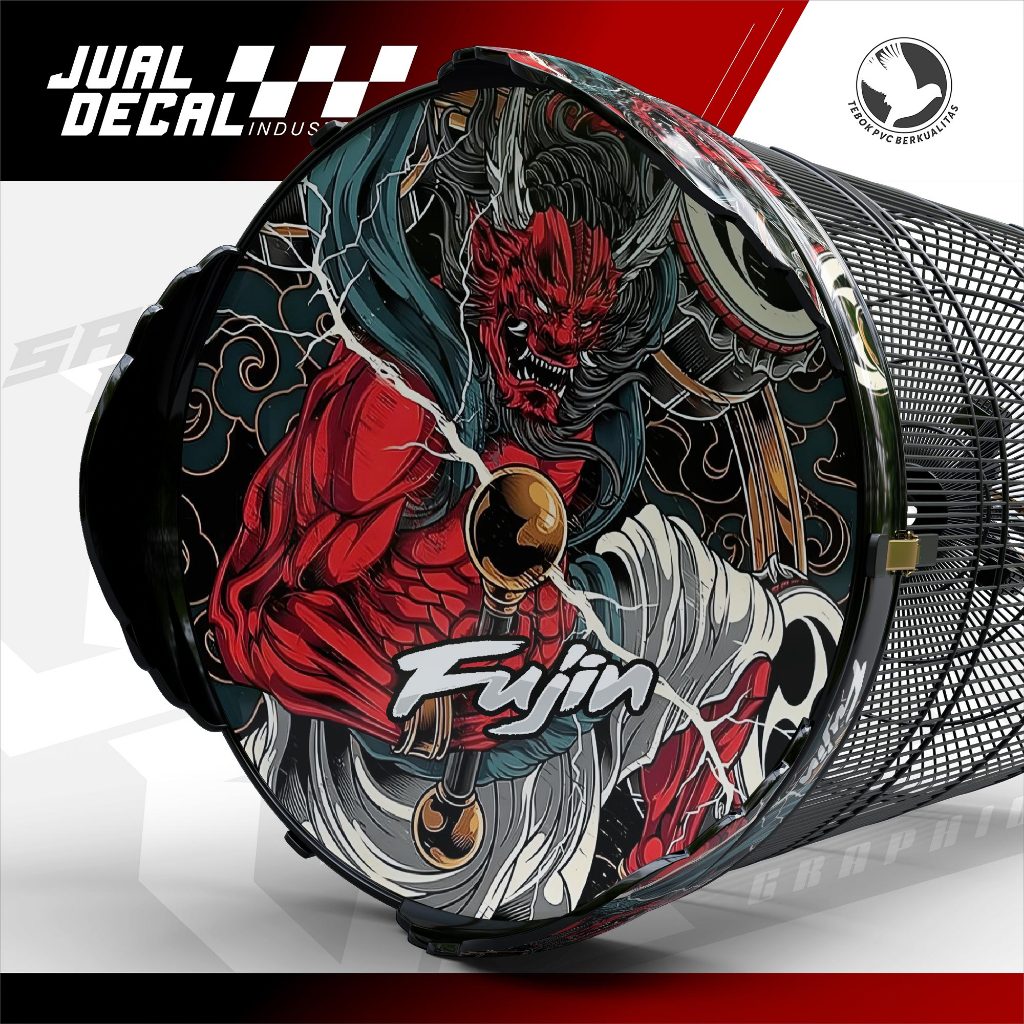 Jual Stiker Tebok Murai FUJIN Samurai 02 Variasi Decal Sangkar Burung ...