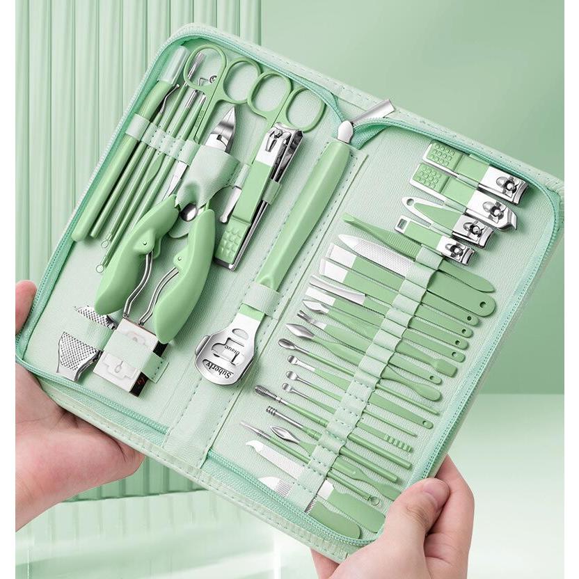 Manicure Set 32 in 1 Alat Perawatan Kuku 1 Set Isi 32Pcs