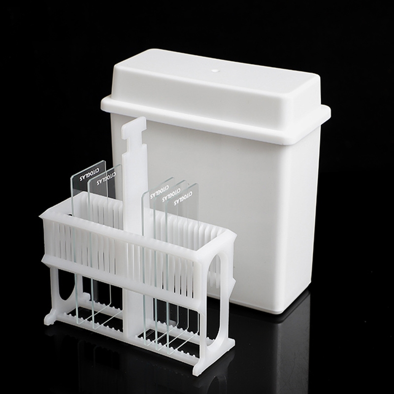 Jual 24 Slot Rak Pewarnaan Laboratorium Plastik Tahan Asam Dan Basa ...