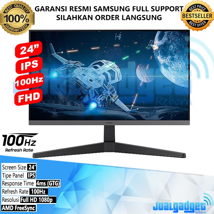 Jual Monitor LED 24 inch Samsung Gaming S24C330 IPS - 100Hz - FHD - 1ms ...