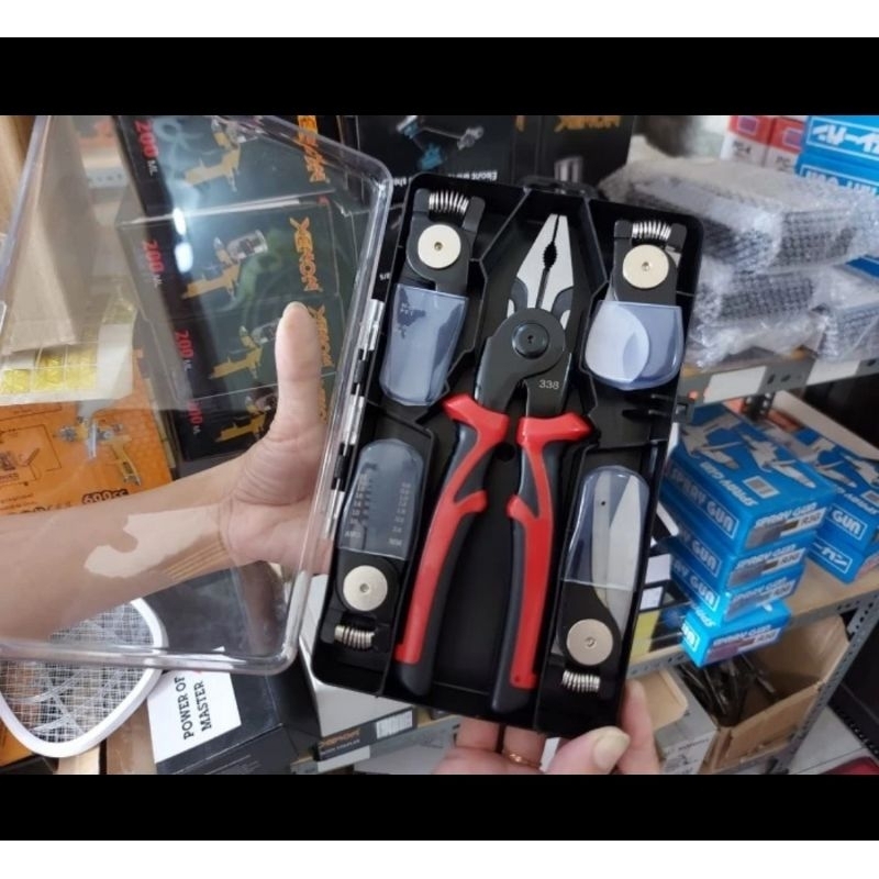 Jual Tang Set 5 in 1 Kombinasi Tang Multifungsi Kombi Jepit Potong Seng ...