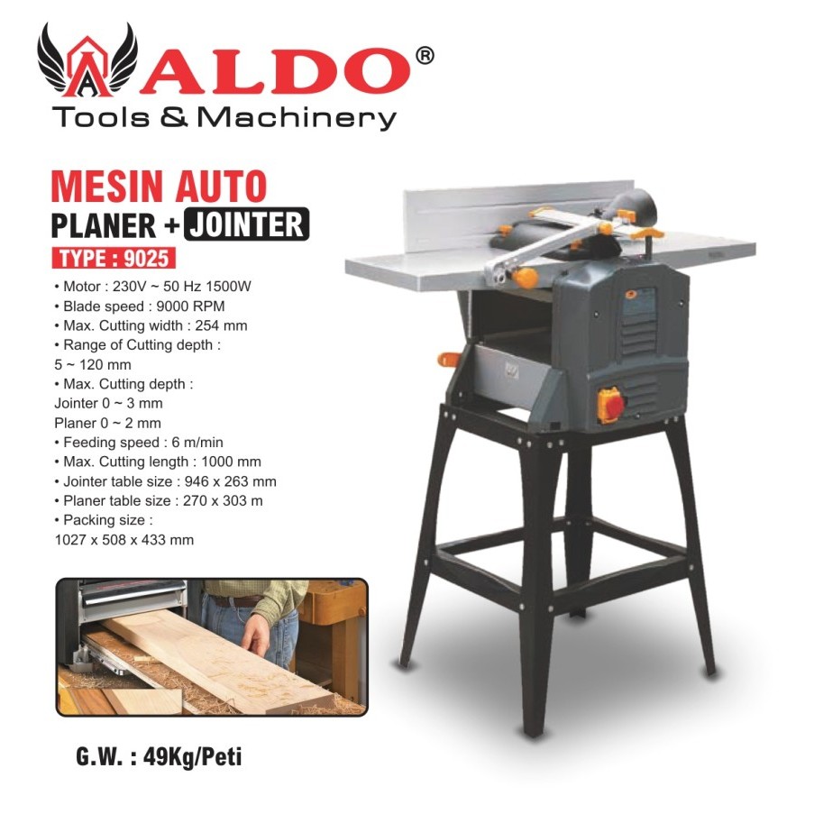 Mesin deals jointer planer