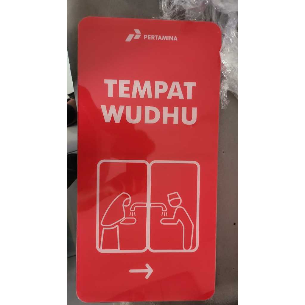 Jual Akrilik Toilet Spbu Akrilik Mushola Spbu Akrilik FA Sign spbu ...