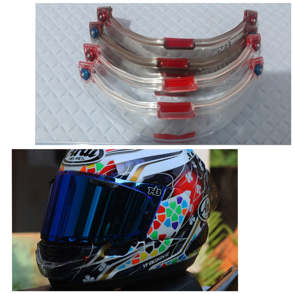 Warum haben Motorradhelme einen Spoiler