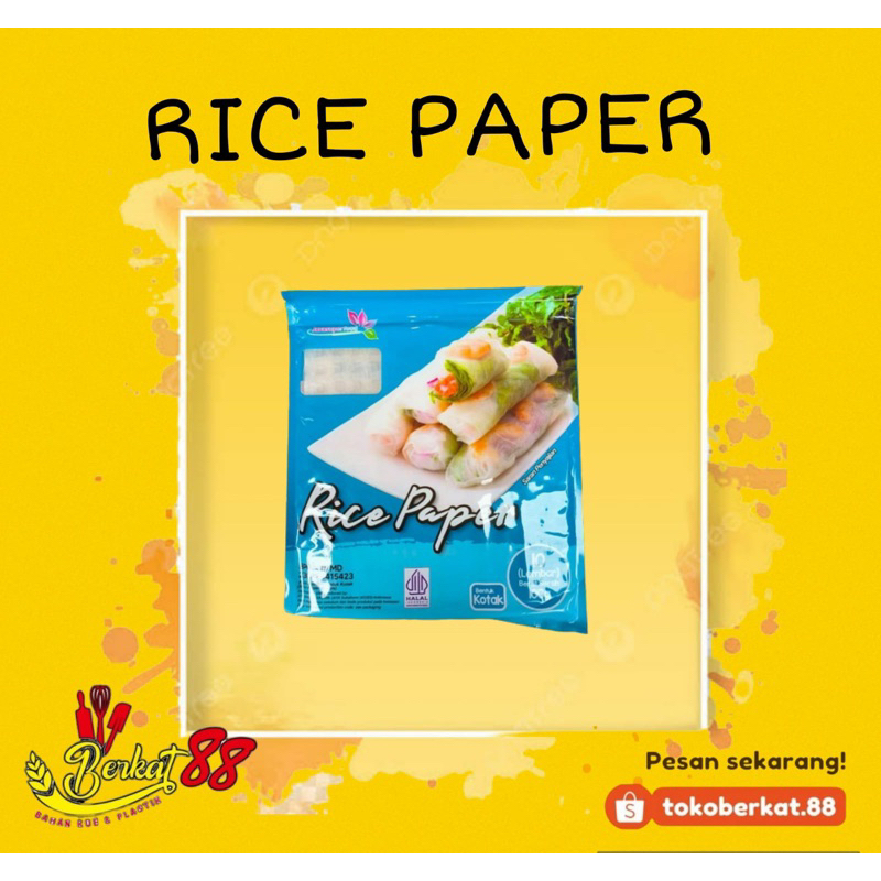 Jual Java Super Food Rice Paper / Kulit Lumpia Kotak 20 lembar 200GR ...