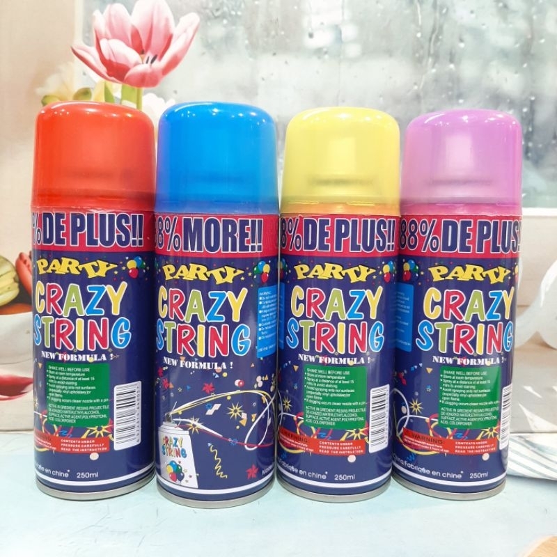 Jual Crazy String / Party Crazy String / String Spray | Shopee Indonesia