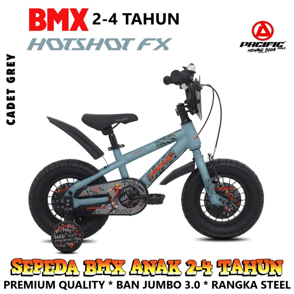 Jual Sepeda Anak Pacific Hotshot FX 3.0 Fatbike BMX 2-4 Tahun Fat Tire ...