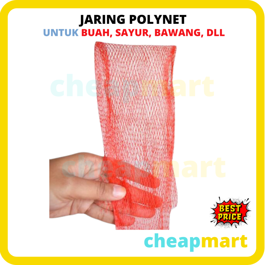 Jual [100 Meter] GROSIR Jaring Polynet Untuk Buah, Sayuran, Bawang, dll ...