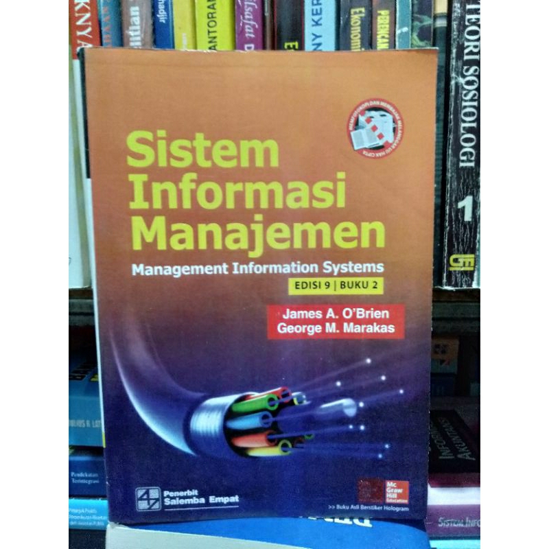 Jual Sistem Informasi Manajemen Edisi 9 Buku 2 by James Obrien | Shopee ...