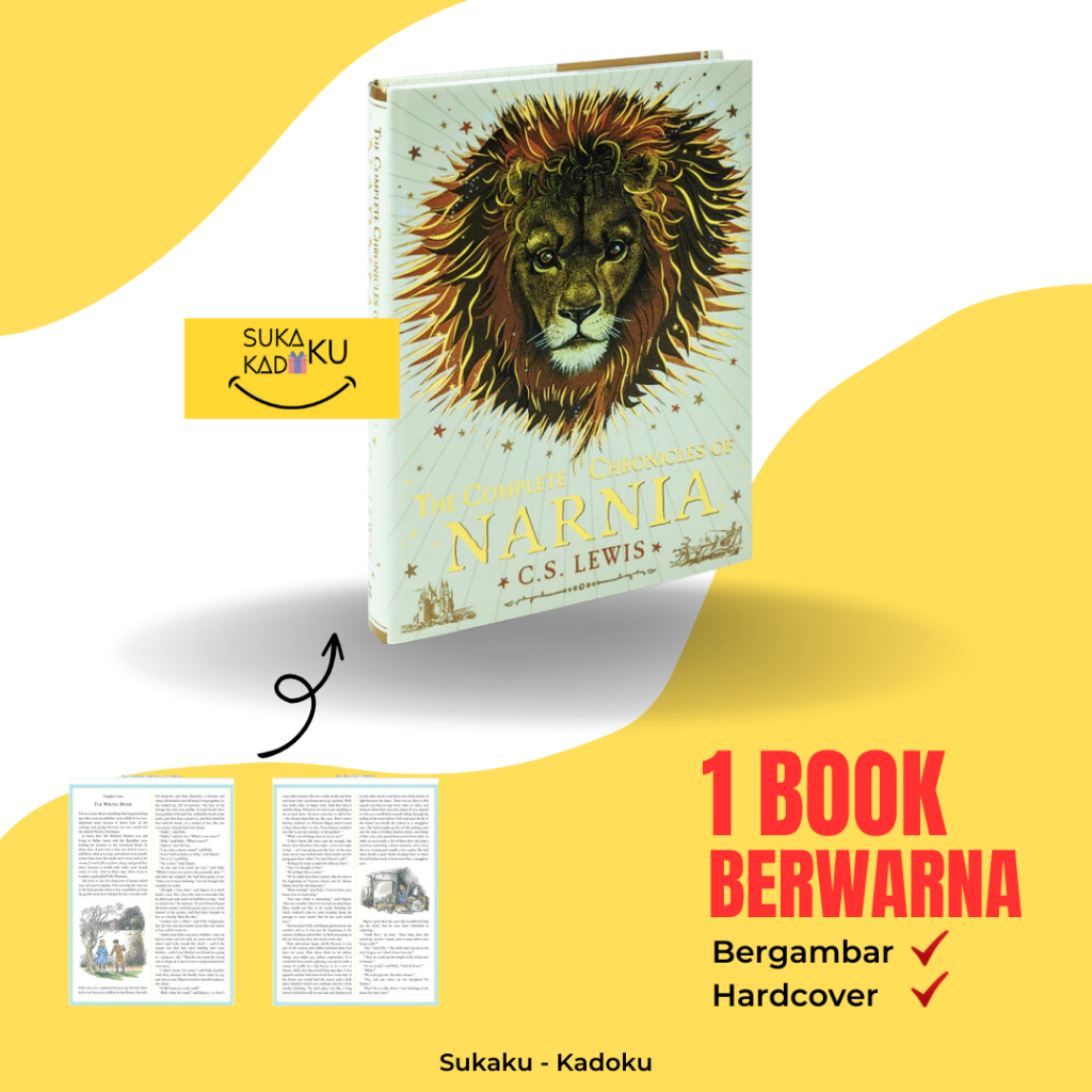 Jual The Complete Chronicles Of Narnia Books HARD COVER Buku C.S Lewis ...