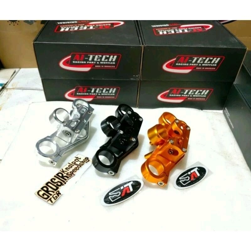 Jual Segitiga Atas triple Clamp Aitech ORIGINAL As 33 Warna PLUS Raiser ...