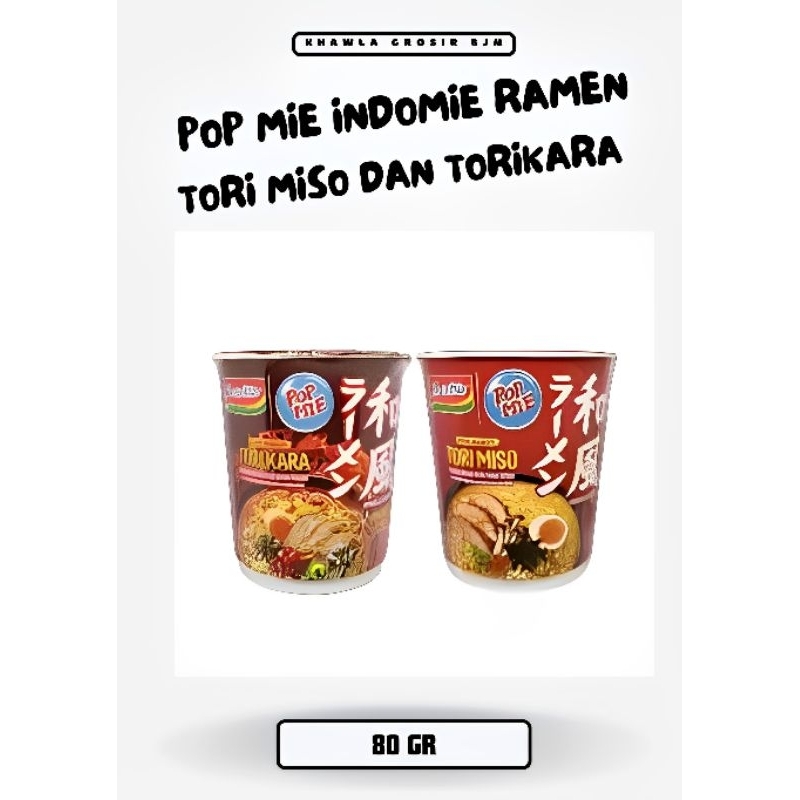 Jual POP MIE KOREA SPICY RAMYEON CHIKIN RAMEN TORI MISO & TORIKARA ...