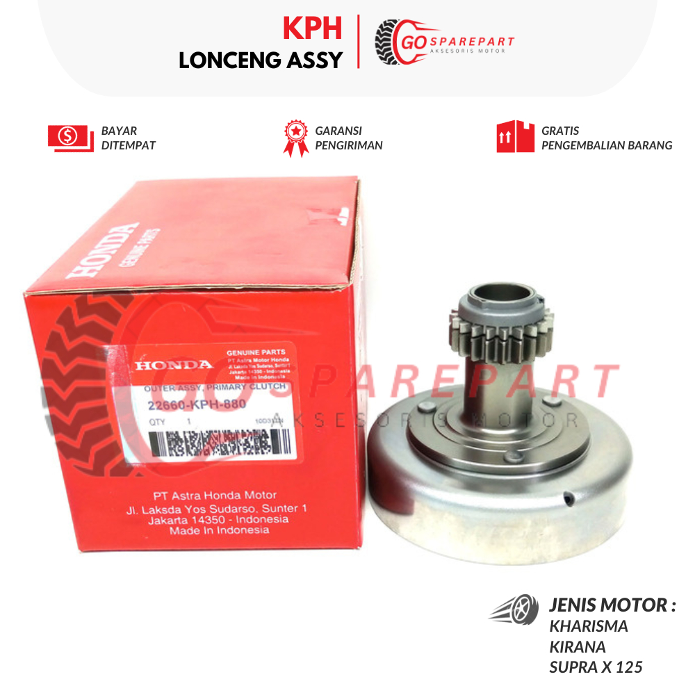 Jual Honda Lonceng Assy Kph Kharisma Kirana Supra X Mangkok