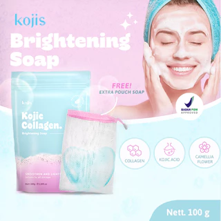 ππ Kojis Brightening Collagen Glow Soap Pemutih Kulit Sabun Pemutih Wajah Sabun Kojic