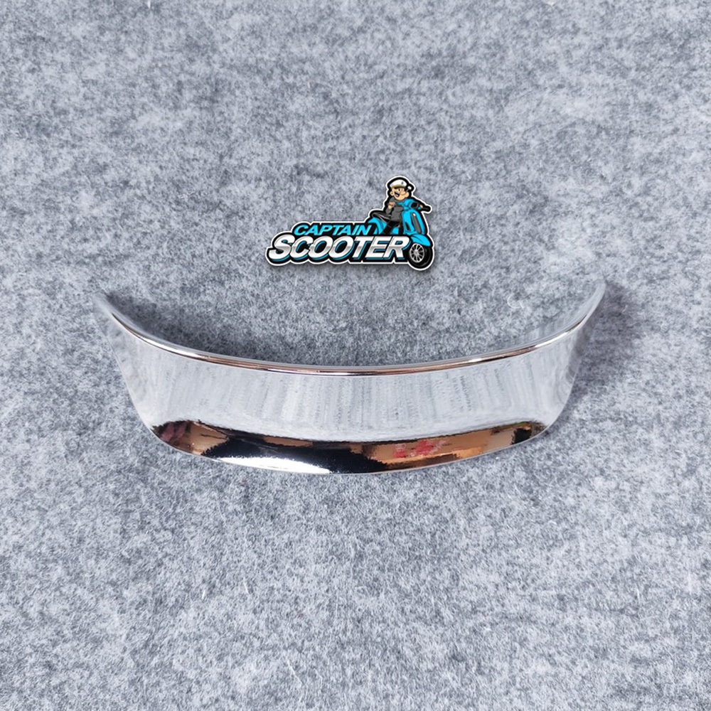Jual ORIGINAL PIAGGIO MINISHIELD CHROME Topi Batok Mini Shield Vespa ...