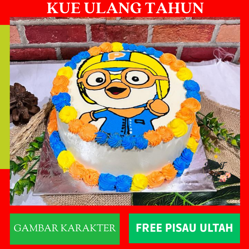 Jual Kue Ulang Tahun Karakter / Kue Ultah Anak / Kue Ulang Tahun / Cake